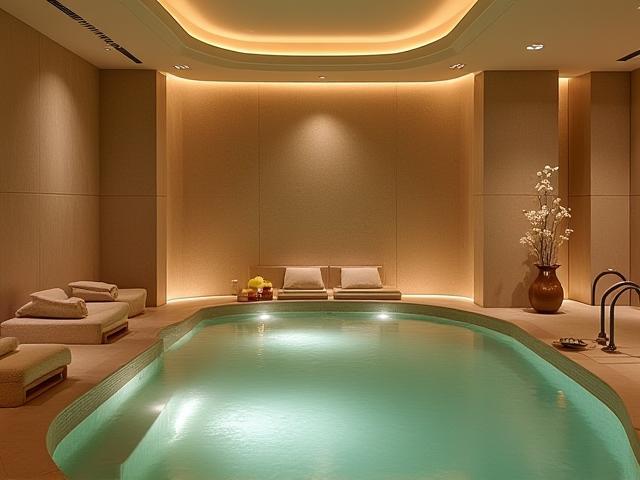 Luxurious spa interior